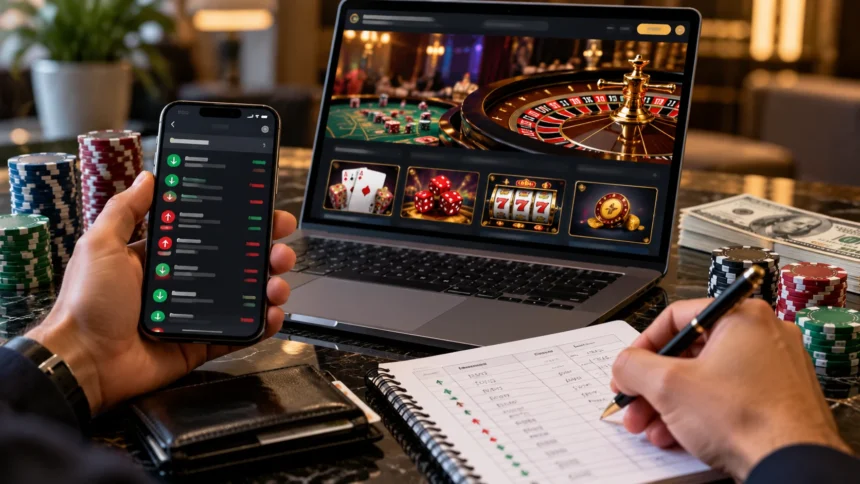 How to Keep Records of Casino Deposits and Withdrawals